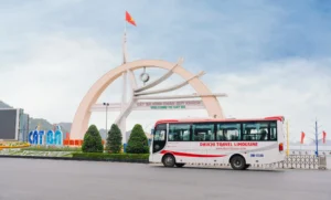 Hanoi to Cat Ba tourist bus