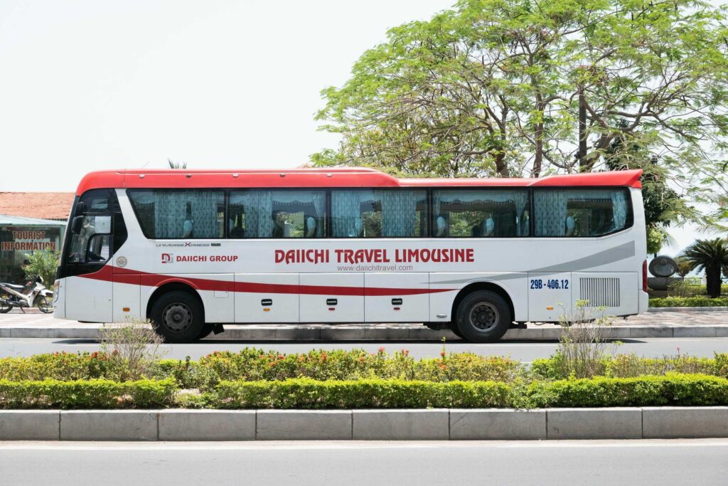 Hanoi to Cat Ba tourist bus