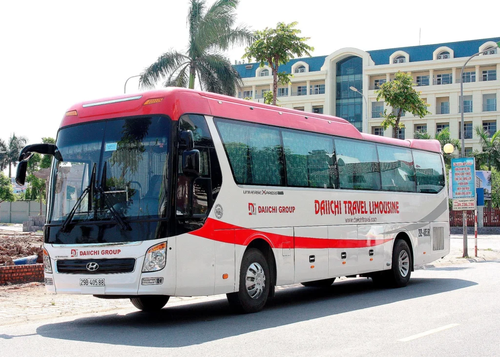 Hanoi to Cat Ba tourist bus