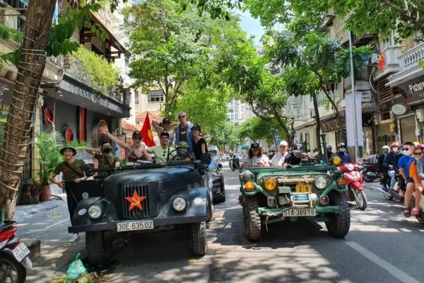 Hanoi Jeep Tour: Food, Culture & Fun Half-day Tour - HJA1