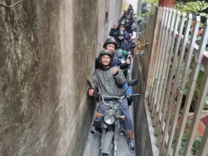 Hanoi vintage minsk motorbike tour