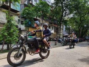 Hanoi vintage minsk motorbike tour