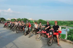 Hanoi vintage minsk motorbike tour