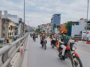 Hanoi vintage minsk motorbike tour
