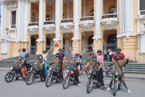 Hanoi vintage minsk motorbike tour