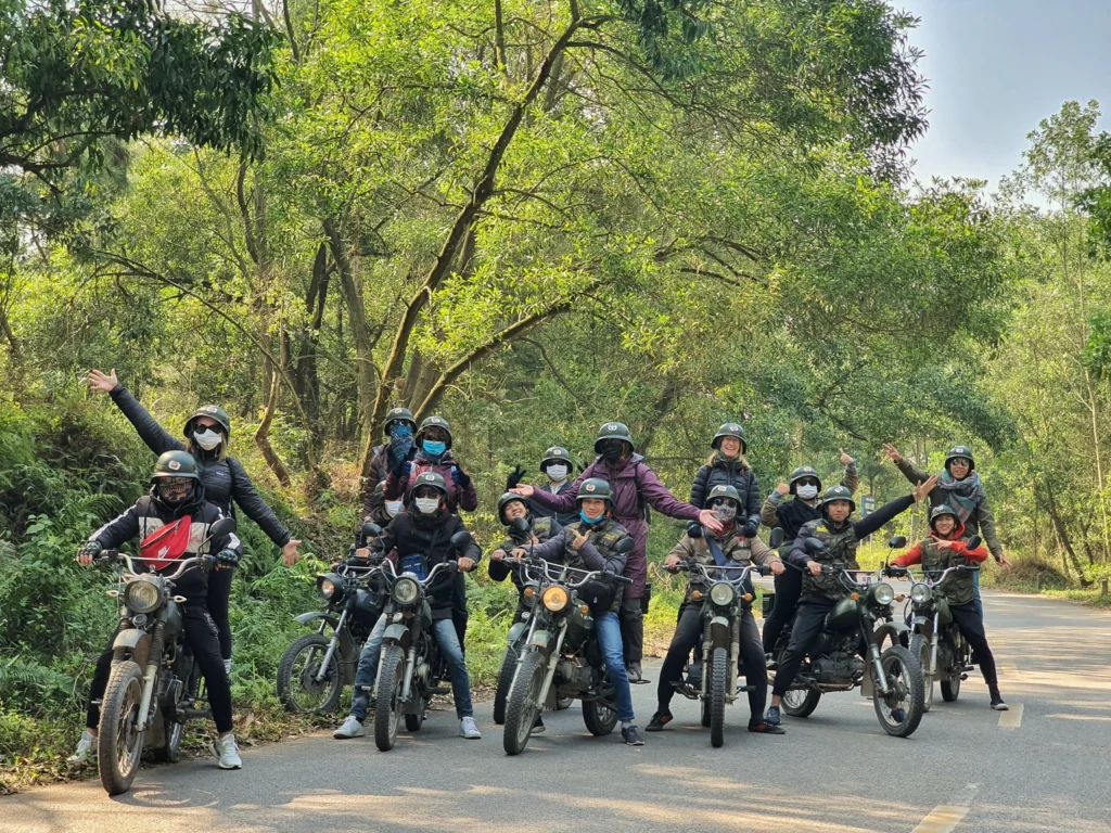 rural hanoi vintage motorbike tour