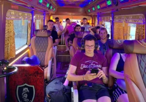 Sapa to Ha Giang Limousine 13-seater bus
