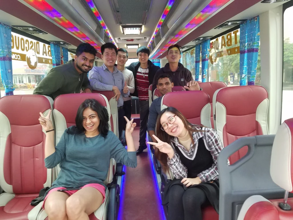 Cat Ba to Ninh Binh tourist bus