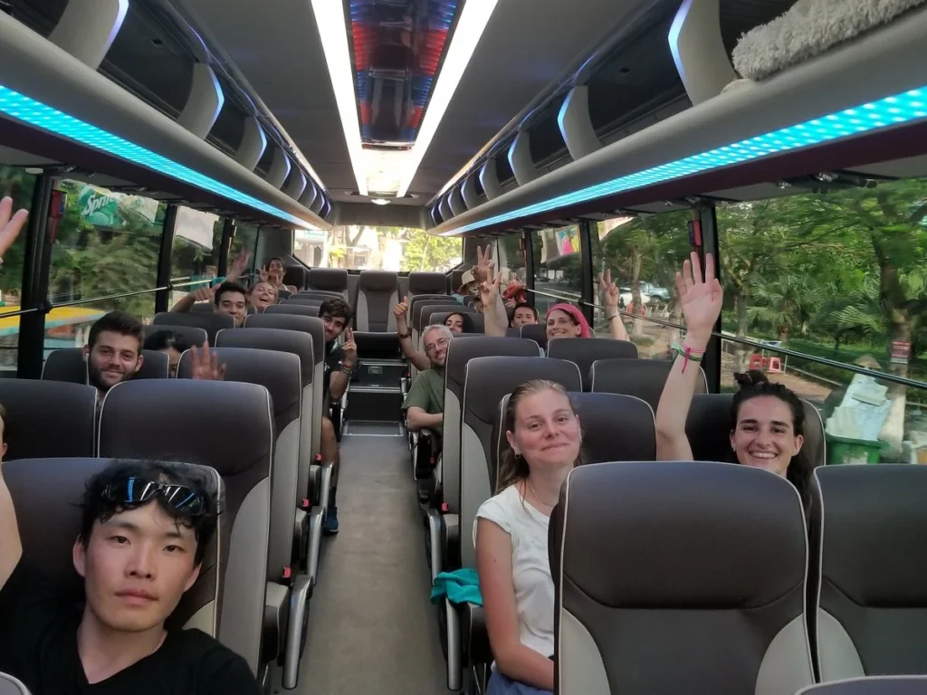 Cat Ba to Ninh Binh tourist bus