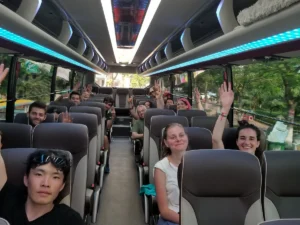 Cat Ba to Ninh Binh tourist bus