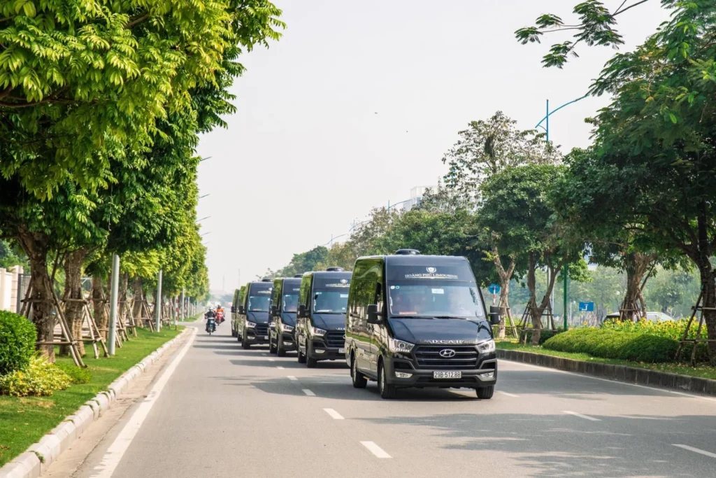 Hanoi to Cat Ba limousine van