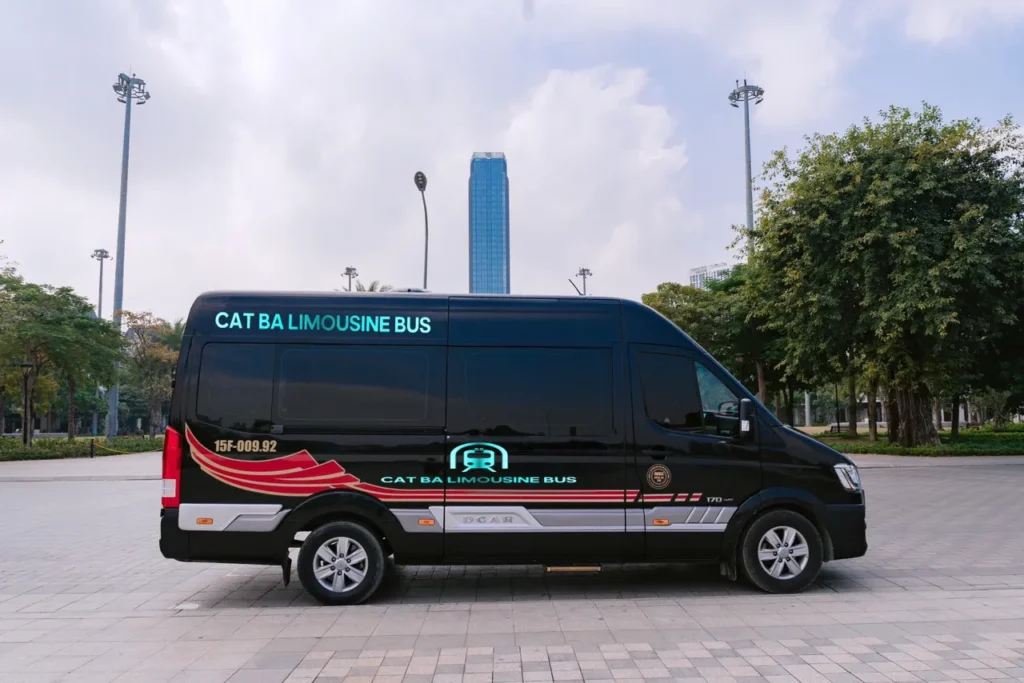 Hanoi to Cat Ba limousine van