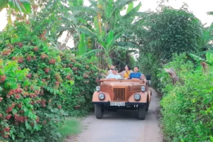 hanoi jeep tour to Co Loa village