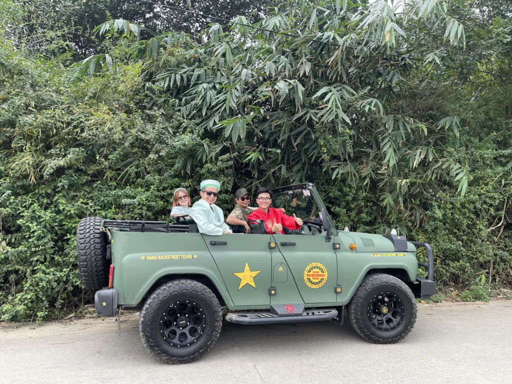 hanoi jeep tour to Co Loa village