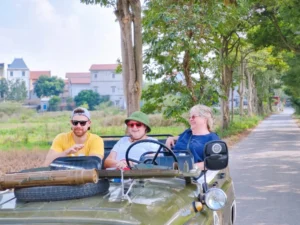 hanoi jeep tour to Co Loa village