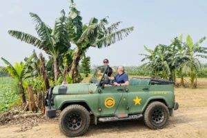 hanoi jeep tour to Co Loa village